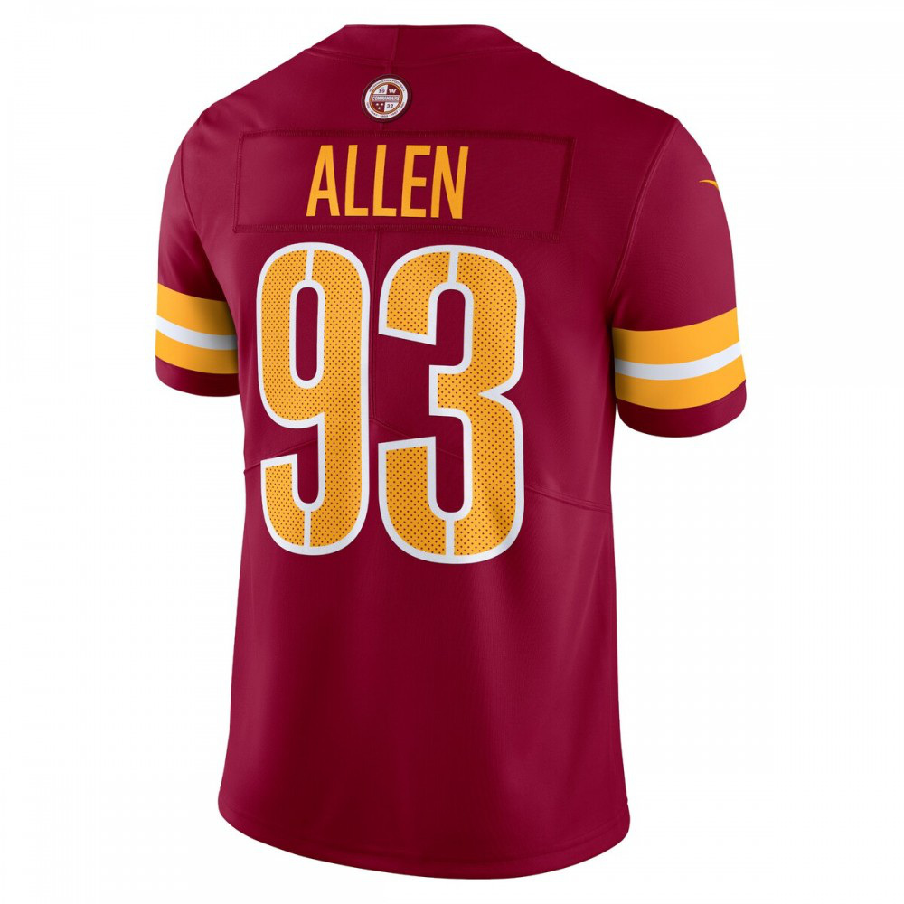 Jonathan Allen Washington Commanders Nike Vapor Untouchable Limited Jersey - Burgundy-GridironStore
